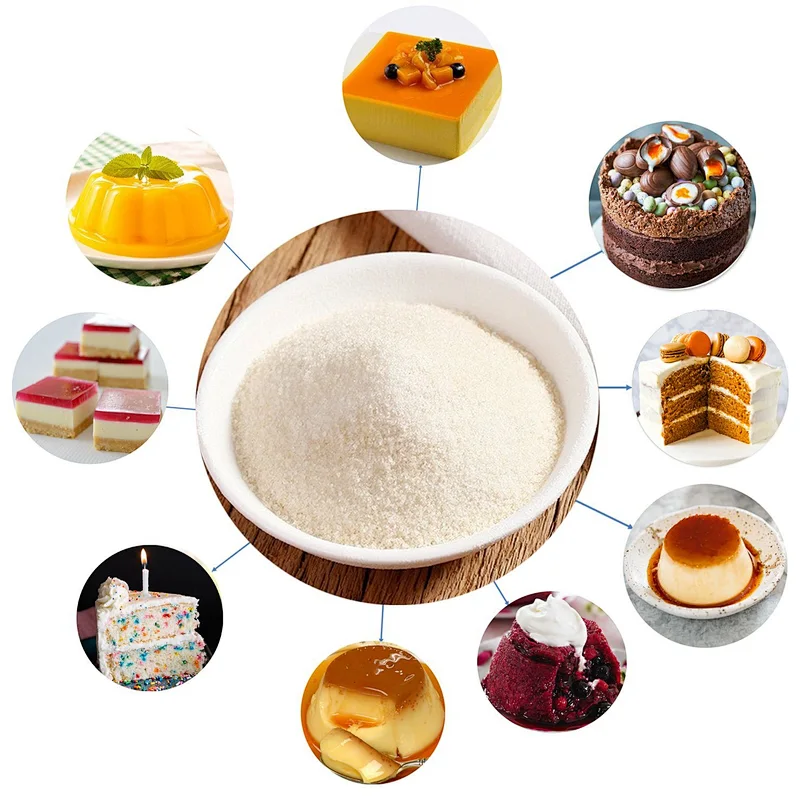 160 - 220 Bloom Halal Food Grade Bovine Gelatin Edible Beef Gelatine